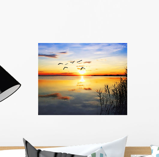 flying towards the sun Wall Mural