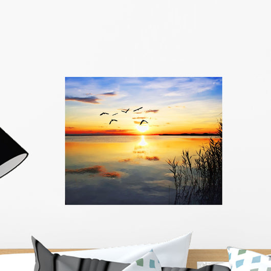 flying towards the sun Wall Mural