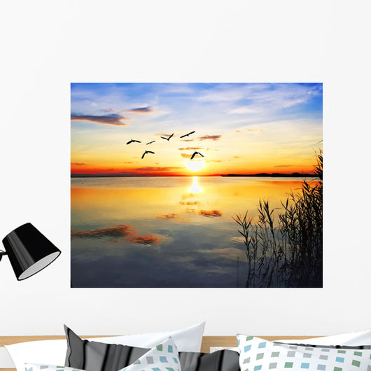 flying towards the sun Wall Mural