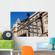 Sign with directions to London's landmarks Wall Mural