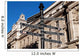 Sign with directions to London's landmarks Wall Mural