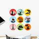 Travel Landmarks Wall Decal