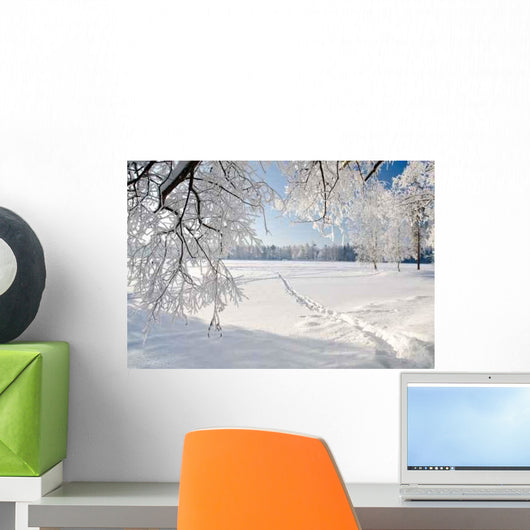 Winter Park Snow Wall Decal Design 2