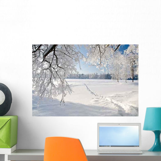 Winter Park Snow Wall Decal Design 2