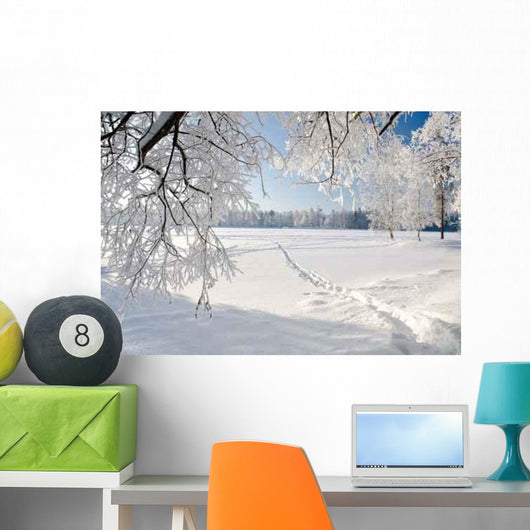 Winter Park Snow Wall Decal Design 2