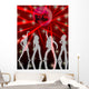 red disco night Wall Mural