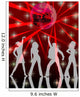 red disco night Wall Mural