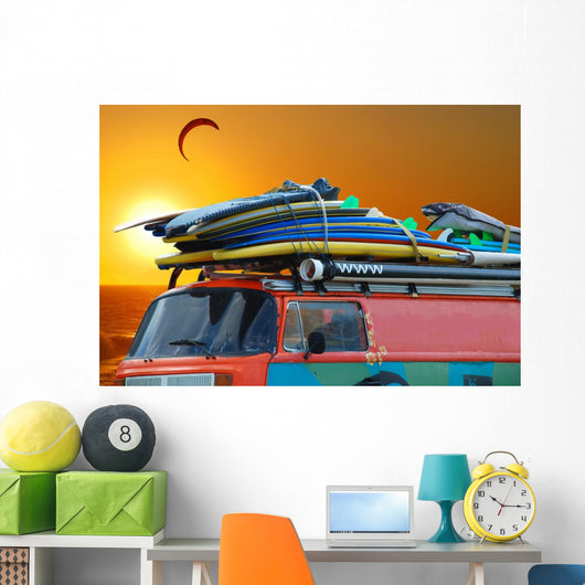 Surf Wall Mural