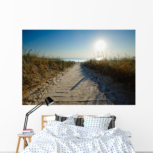 Over Dune to Beach