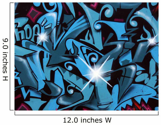 Graffiti on Wall Wall Mural