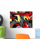 Graffiti on Wall Wall Mural