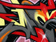 Graffiti on Wall Wall Mural