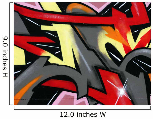 Graffiti on Wall Wall Mural