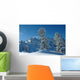 Alpine Winter Landscape Wall Decal