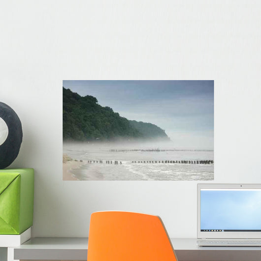 Baltic Sea Fog Wall Decal