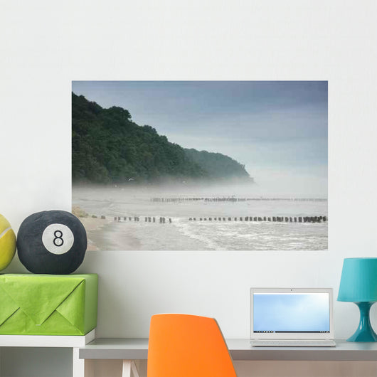 Baltic Sea Fog Wall Decal