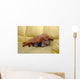 Little puppy sleeping Wall Mural