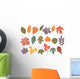 19 autumn leaves Wall Decal