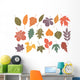 19 autumn leaves Wall Decal
