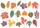 19 autumn leaves Wall Decal