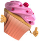 Cupcake and White Panel Wall Decal