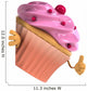 Cupcake and White Panel Wall Decal