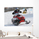 snowmobile racing Wall Mural