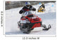 snowmobile racing Wall Mural