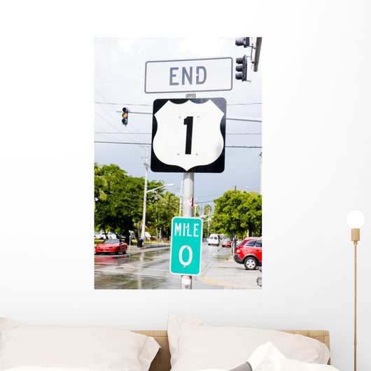 end of the road number 1, Key West, Florida, USA Wall Mural