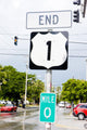 end of the road number 1, Key West, Florida, USA Wall Mural