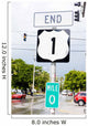 end of the road number 1, Key West, Florida, USA Wall Mural