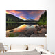 Sunset at Trillium Lake With Mount Hood Wall Mural