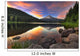 Sunset at Trillium Lake With Mount Hood Wall Mural