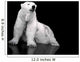 White Polar Bear Hunter - Sitting Wall Mural