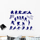 Vector Silhouettes Ice Hockey
