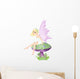 Fairy on the Mushroom Wall Decal