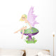 Fairy on the Mushroom Wall Decal