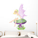 Fairy on the Mushroom Wall Decal