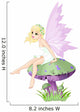 Fairy on the Mushroom Wall Decal