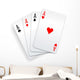 Four aces playing cards poker winner hand Wall Decal