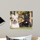 Couple Scottish Terriers Scottish Wall Mural