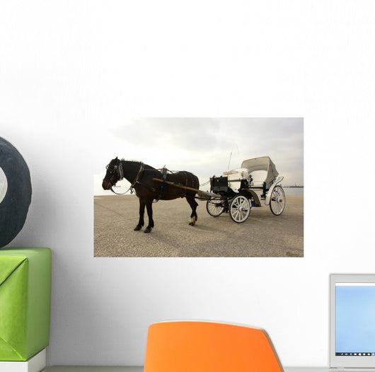 Horse Drawn Carriage Wall Decal