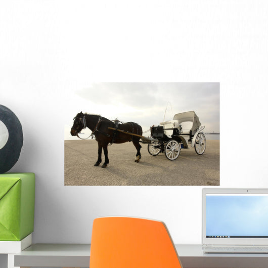 Horse Drawn Carriage Wall Decal