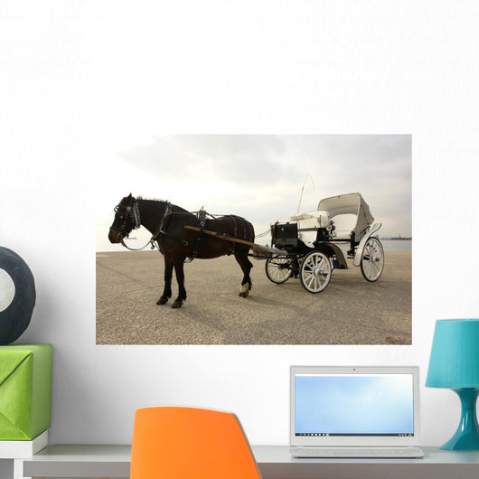 Horse Drawn Carriage Wall Decal