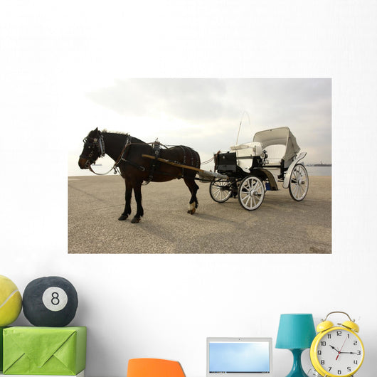 Horse Drawn Carriage Wall Decal