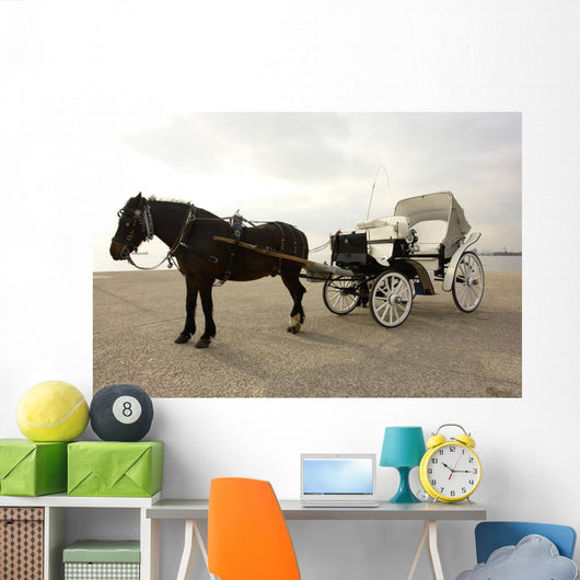 Horse Drawn Carriage Wall Decal