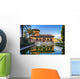 Alhambra patio with pool, Granada, Spain Wall Mural