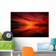 Nature Fiery Sunset Wall Decal