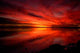 Nature Fiery Sunset Wall Decal