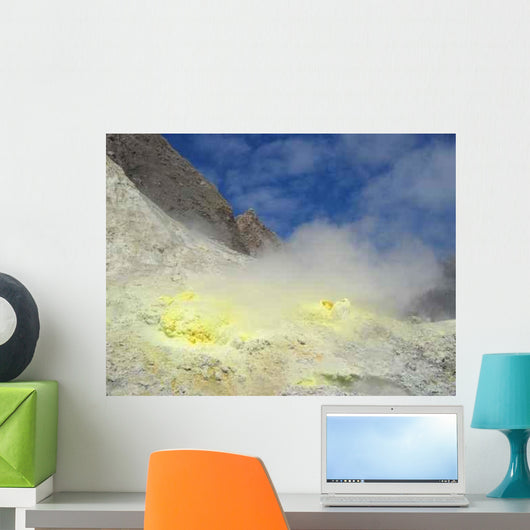 Schwefel Auf White Island Wall Decal